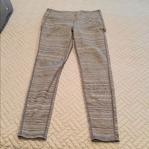Athleta Gray Patterned Leggings